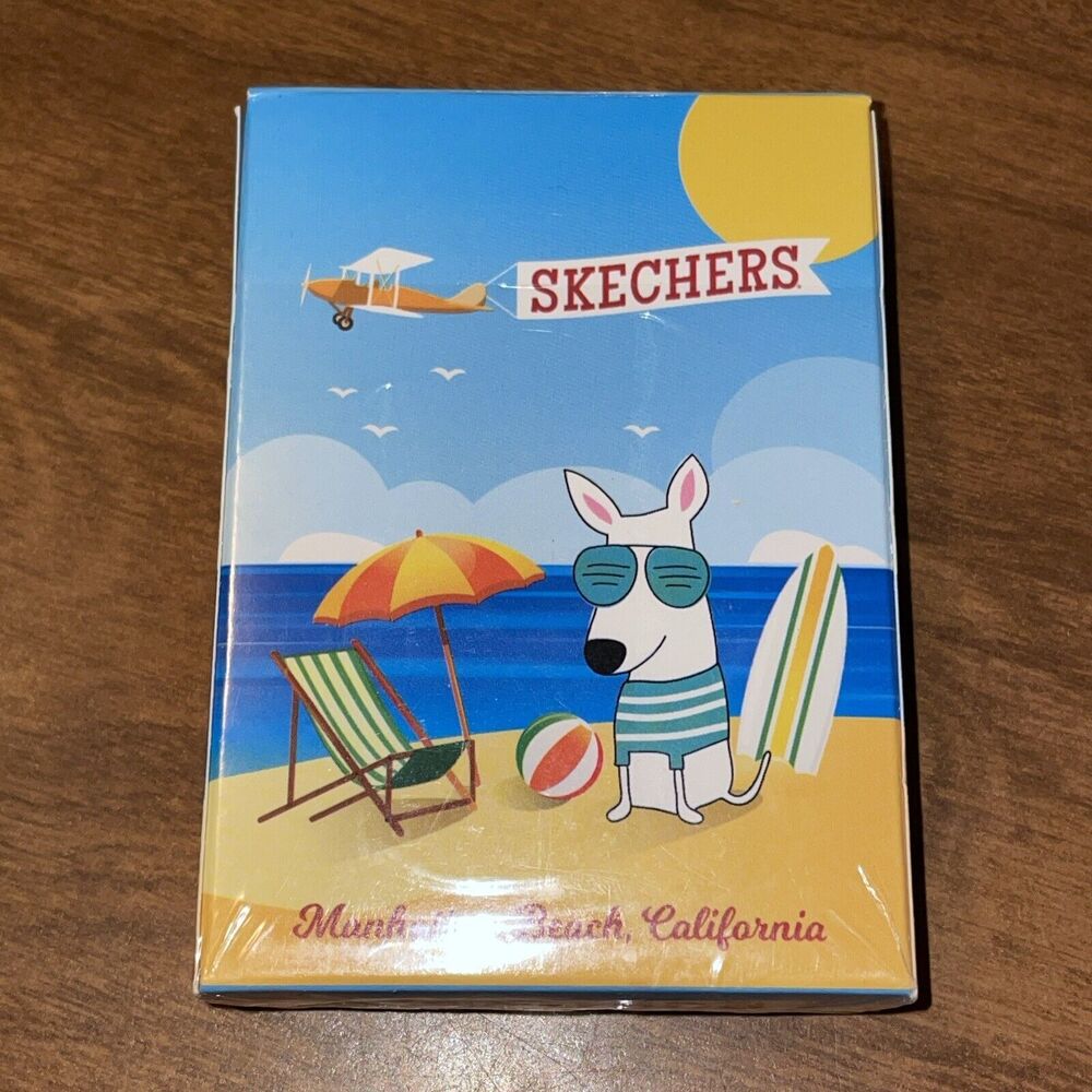Skechers Promotional Playing Cards Manhattan Beach Surf Dog Standard